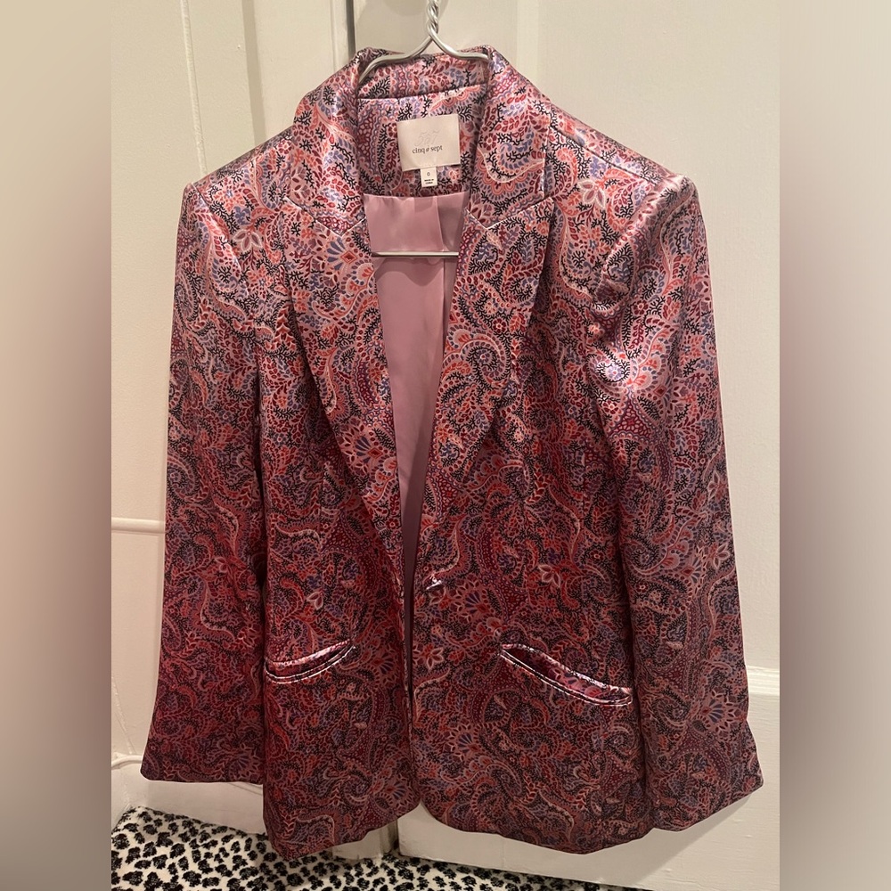 Satin blazer